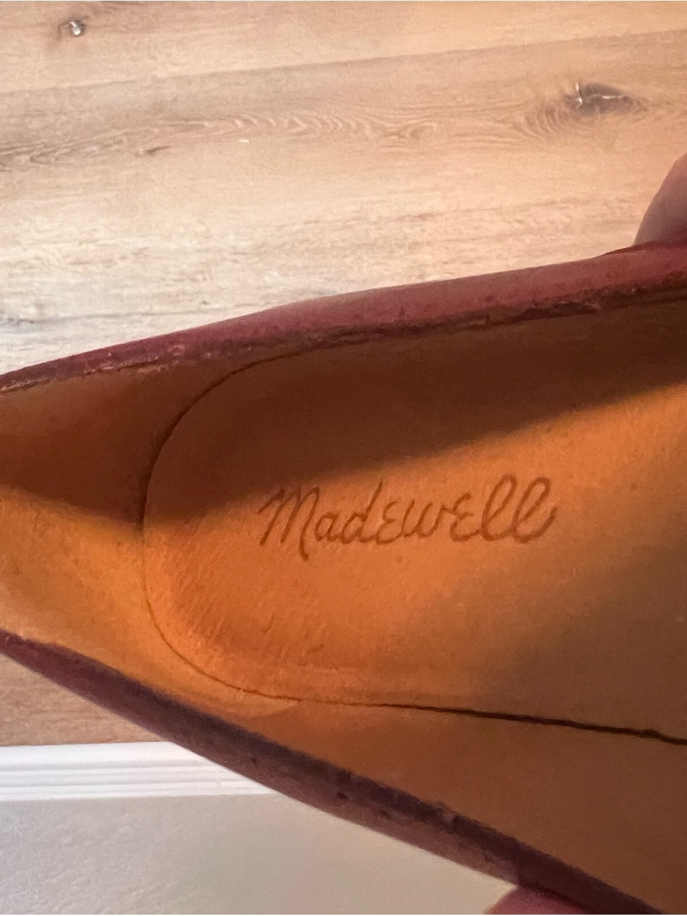 Madewell Pointed Loafers in Deep Wine - Picture 7 of 7